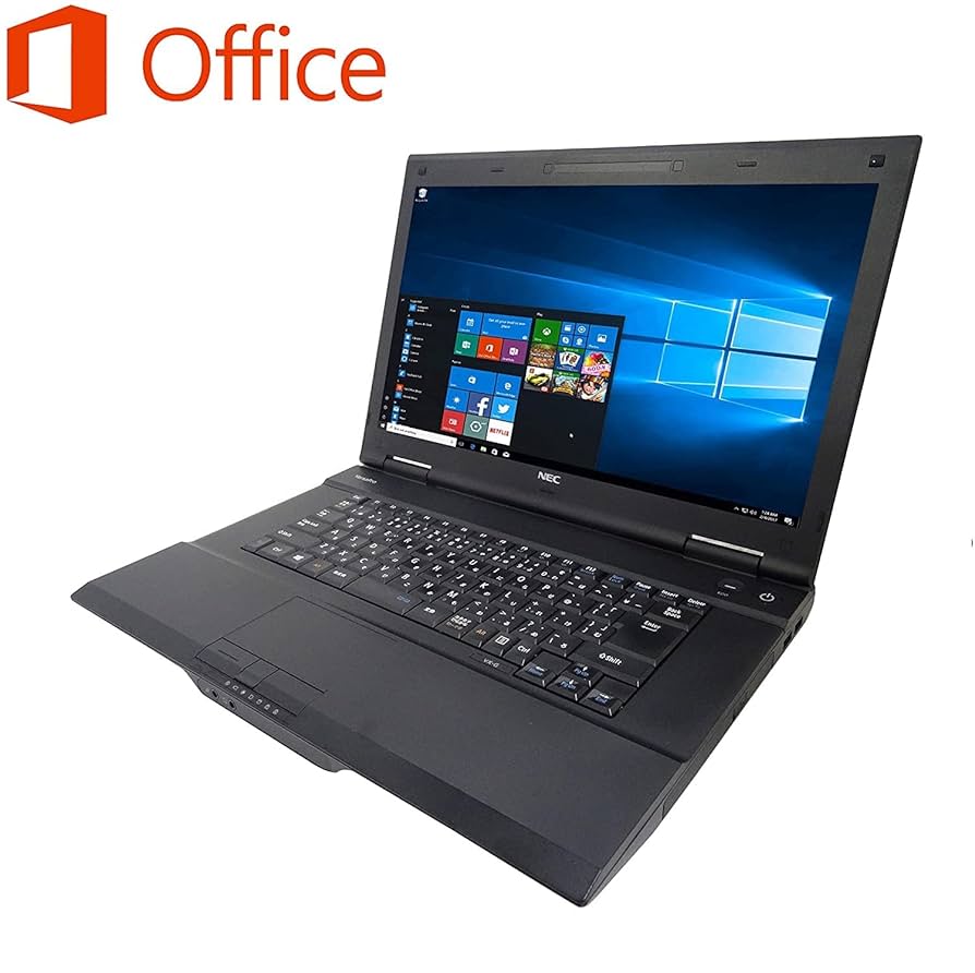 NEC  15.6㌅ i3-4100M 4GB 240GB Office2019 Amazon.co.jp: NEC Laptop, VK Series, Windows 11 Pro, MS